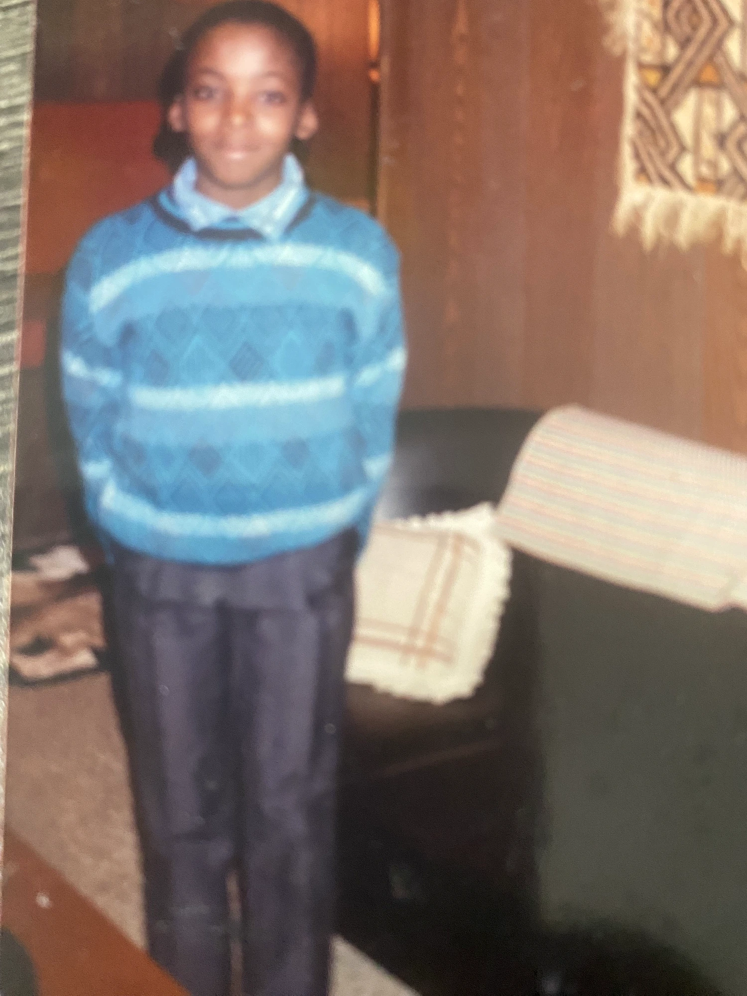 Marcus as a child